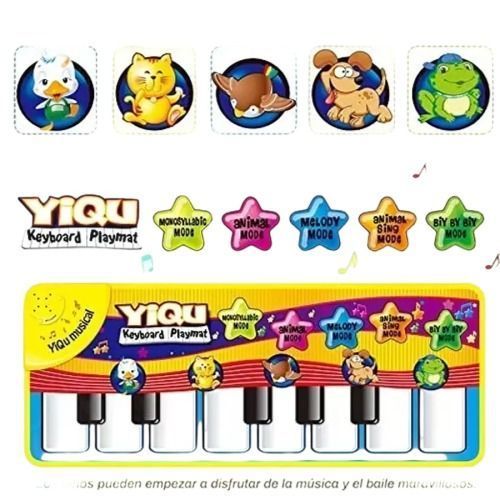 Alfombrilla Piano Musicales De 13 Teclas Para Niños De 72x28-2