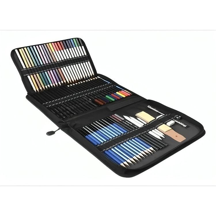 SET 72 Estuche Lápices De Colores Dibujo Profesional-1