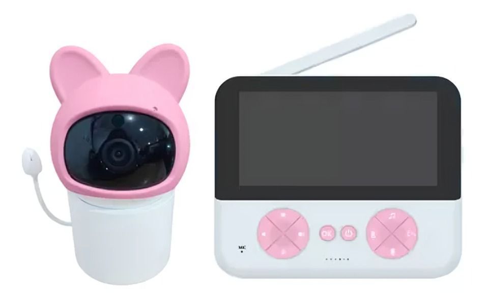 Cámara Monitor Vigilancia Nocturna Para Bebes Con Micrófono-0