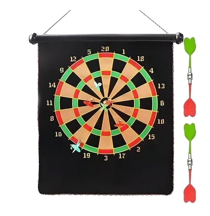 Juego Dardo Tablero Colgante Y Plegable Accesorios Magnético-0
