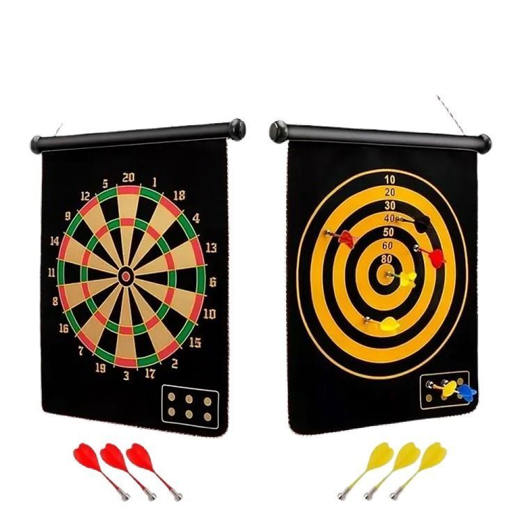 Juego Dardo Tablero Colgante Y Plegable Accesorios Magnético-1