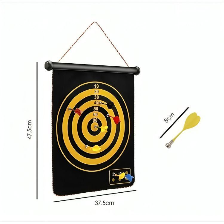 Juego Dardo Tablero Colgante Y Plegable Accesorios Magnético-2
