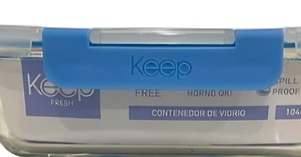 Hermetico Rectangular 1040 ml Vidrio Templado Keep-2