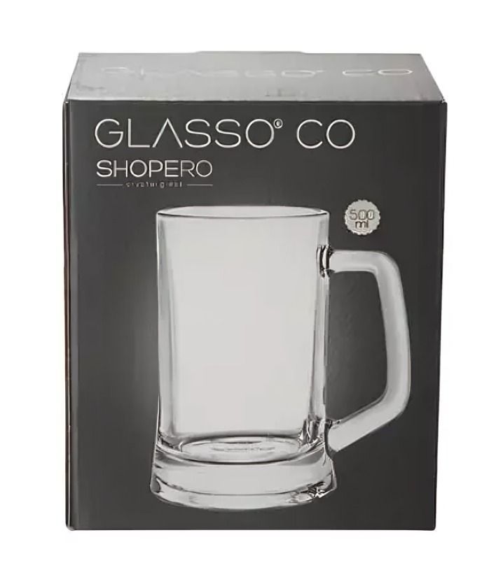 SHOPERO JARRA PARA CERVEZA GLASSO