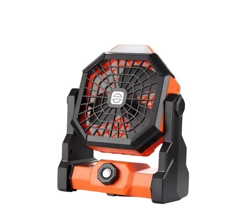 Ventilador Portátil Camping Acampar Recargable Usb Luz Led-0