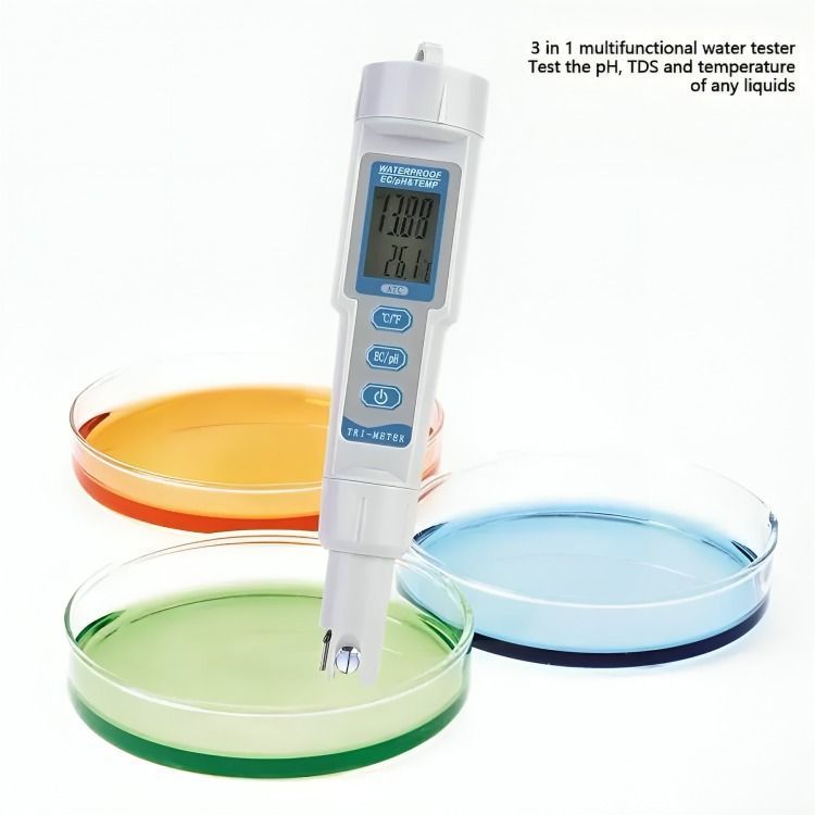 3 En 1 Medidor De Ph Ec Y Temperatura Del Agua-3