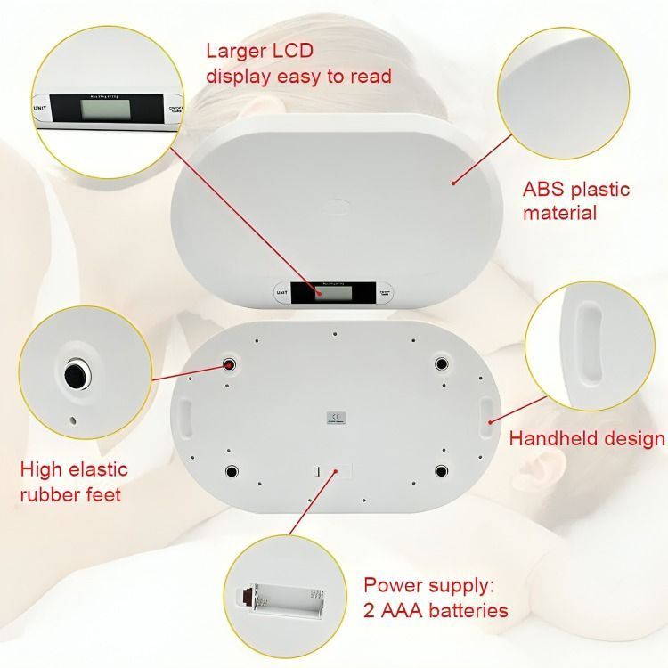 Balanza Digital Para Bebés Y Niños Pediátrica 20kg-3