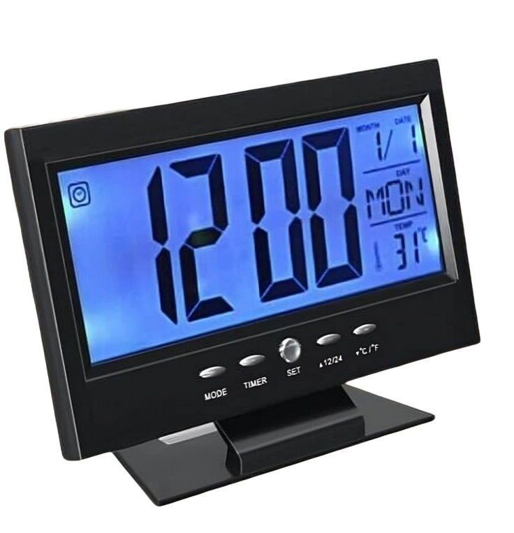 Reloj Despertador Digital Pantalla Lcd Led Ds-8082-0