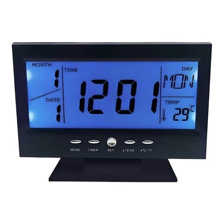 Reloj Despertador Digital Pantalla Lcd Led Ds-8082-2