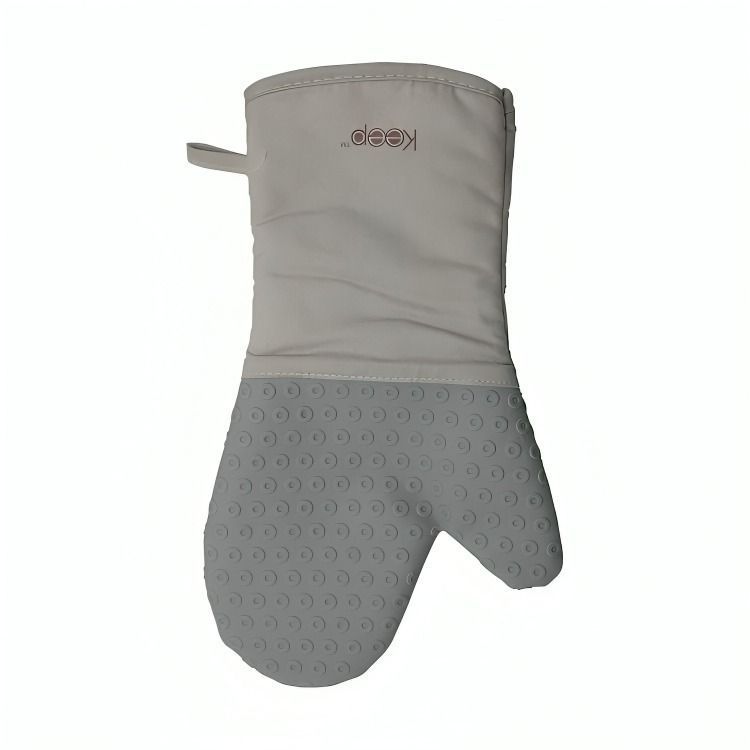 GUANTE DE COCINA KEEP Antideslizantes Resistentes Al Calor  GRIS-1