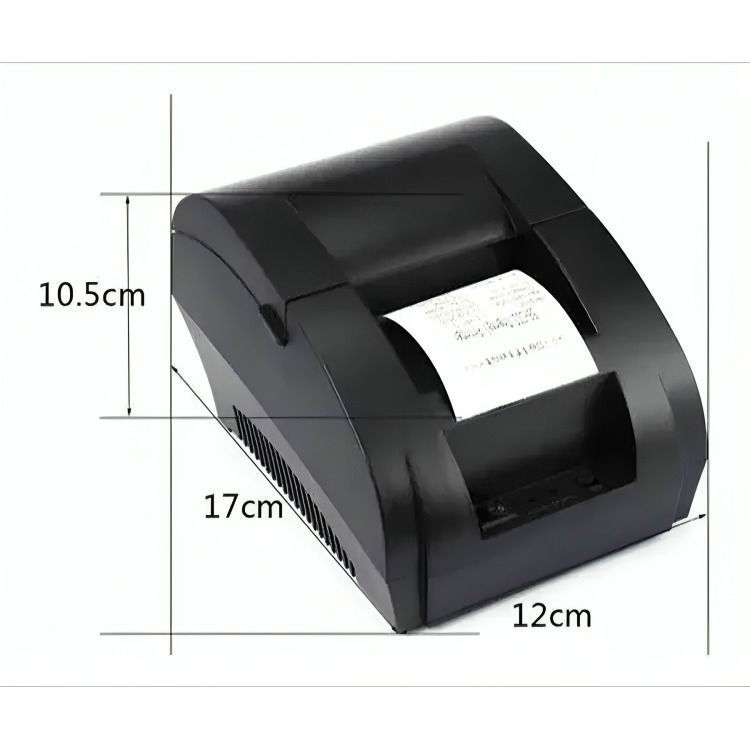 Impresora Térmica Usb Rollo 58mm Rj11 + 1 Rollos Papel-2