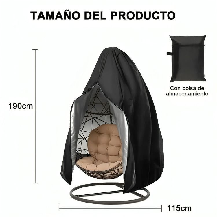 Funda Para Silla Colgante, Duradera, Impermeable, Resistente-3