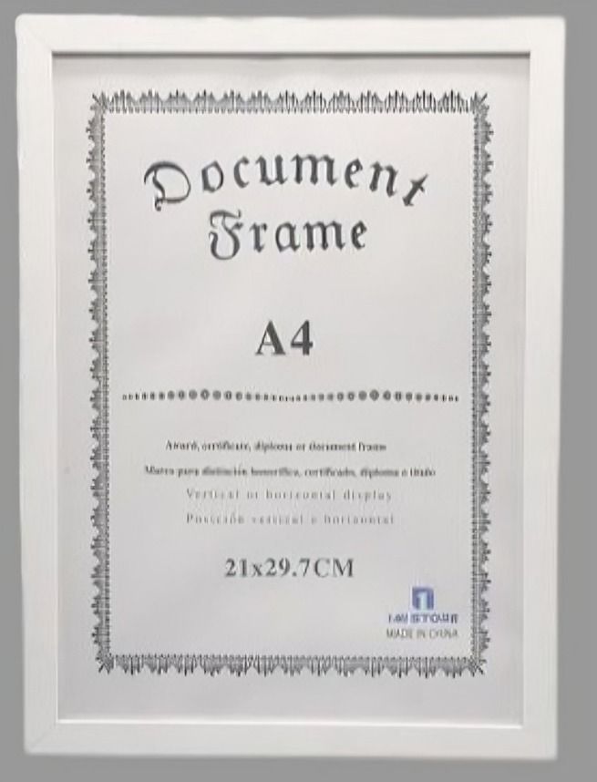 Marco Elegancia y Estilo de Graduación A4 (21x29.7 cm)-2