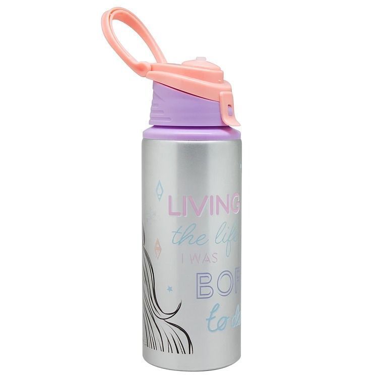 Botella metálica de 500ml licencias, diseño Infantil  y portátil.-1