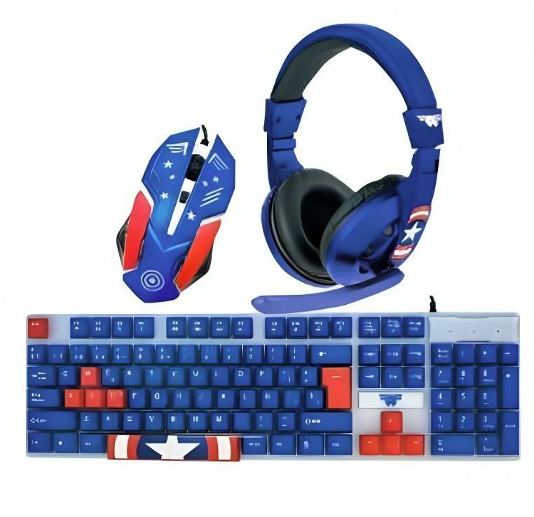 KIT GAMER CAPITAN AMERICA 3 EN 1 -1