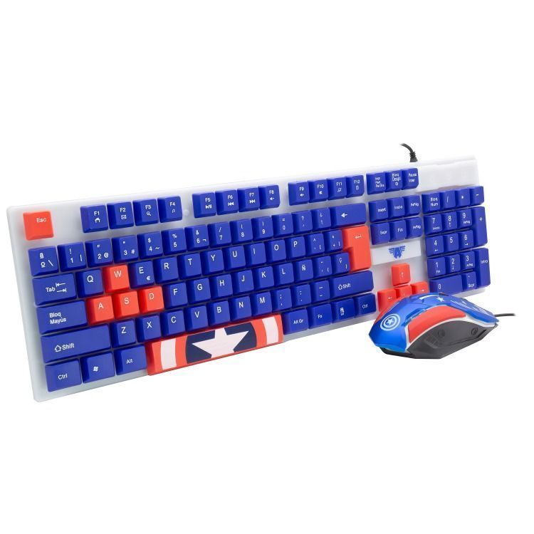 KIT GAMER CAPITAN AMERICA 3 EN 1 -2