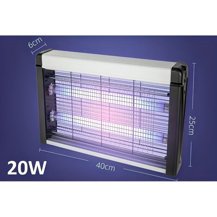 Lámpara Uv Eléctrica Mata Mosquitos Moscas Insectos 20w-3