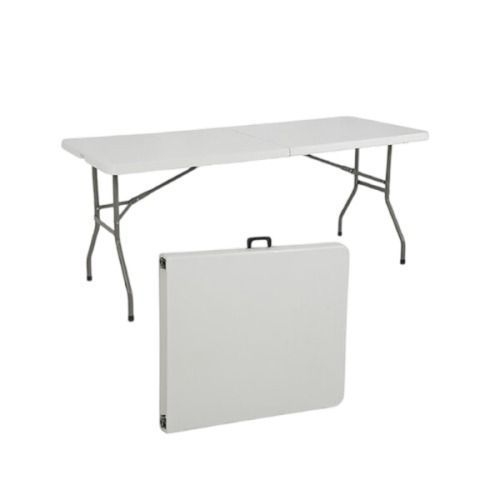 Mesa Plegable Tipo Maleta Blanca-0