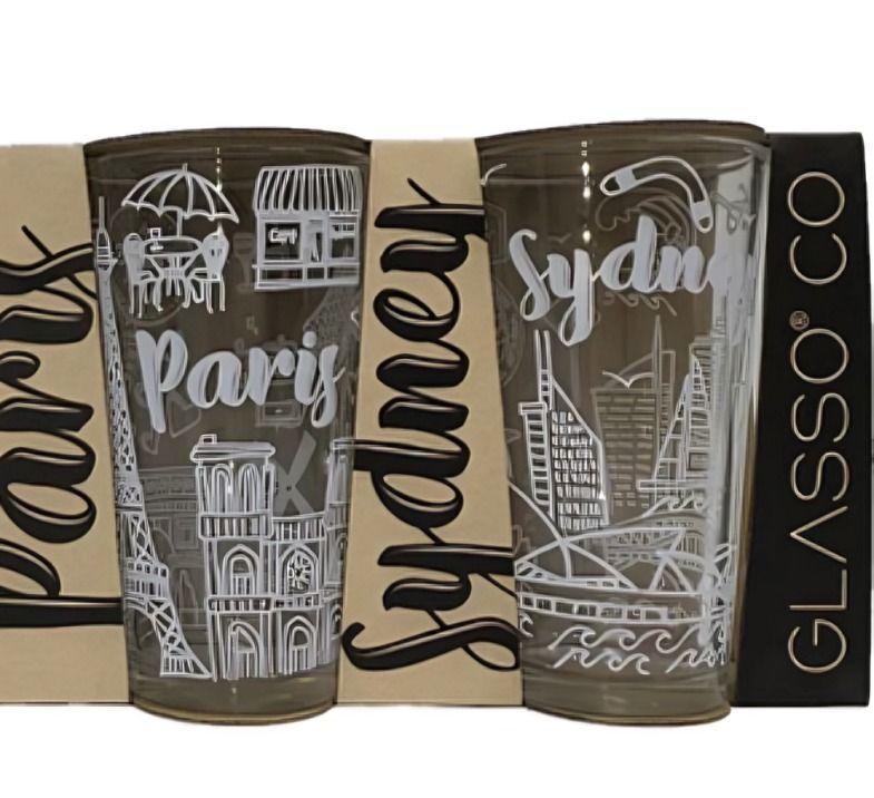 SET 4 VASOS CITY COLLECTION GLASSO-2