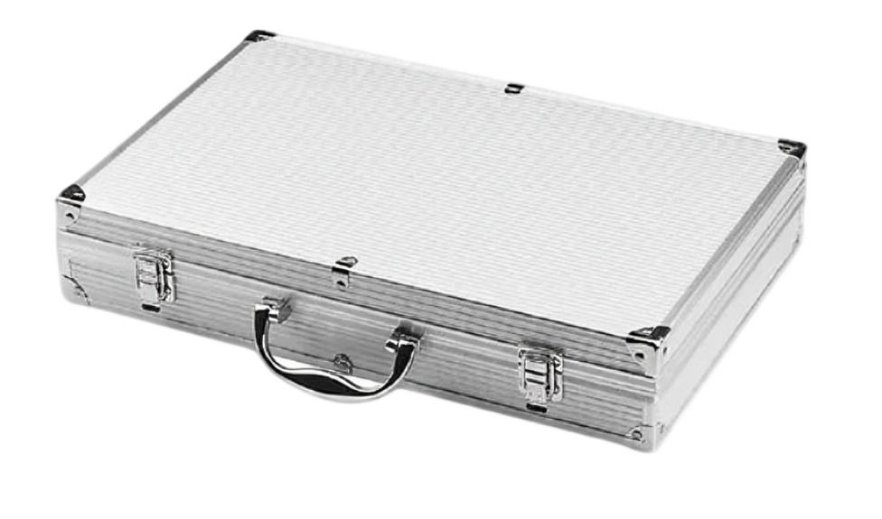 Set Parrillero Asado Barbacoa 18 Pcs En Maleta Kit Parrilla-4