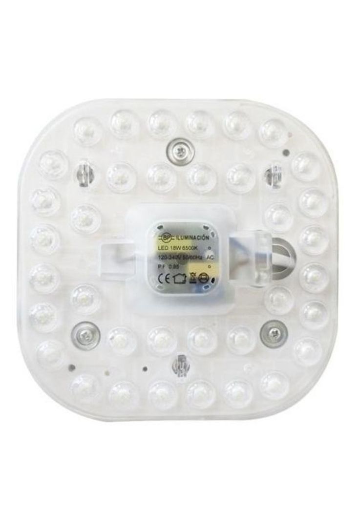Placa Led Smd 18w Luz Blanco Frío Iman C/driver Hpf-0