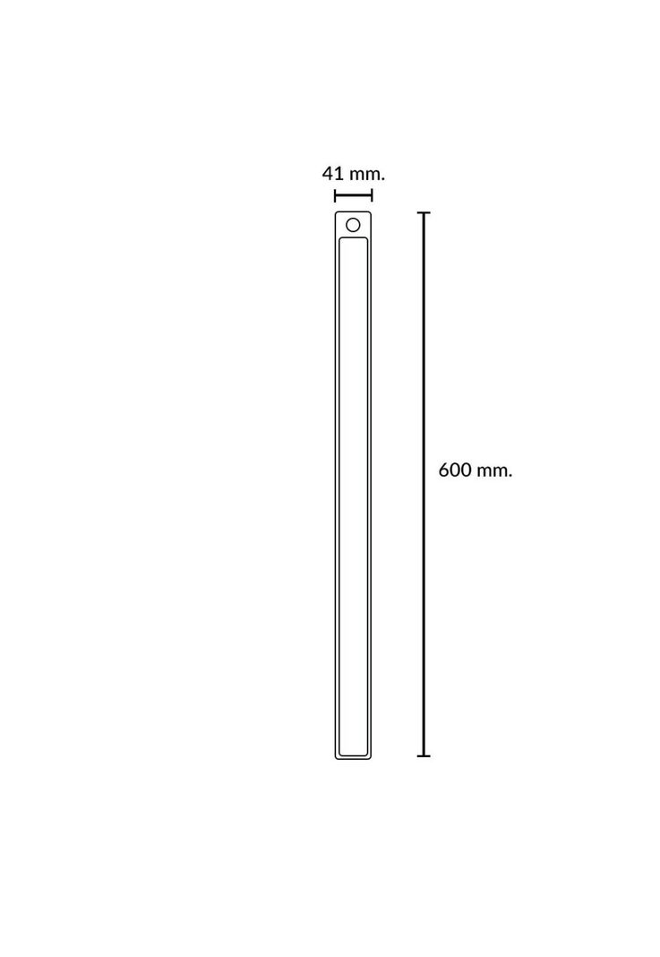Luminaria Portatil Ultrafina con Sensor 60Cm Blanco Recargable-4