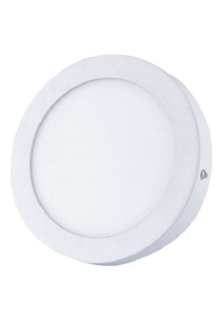 Panel Led Circular Sobrepuesto 12w Luz Cálida Blanco D17cm-0