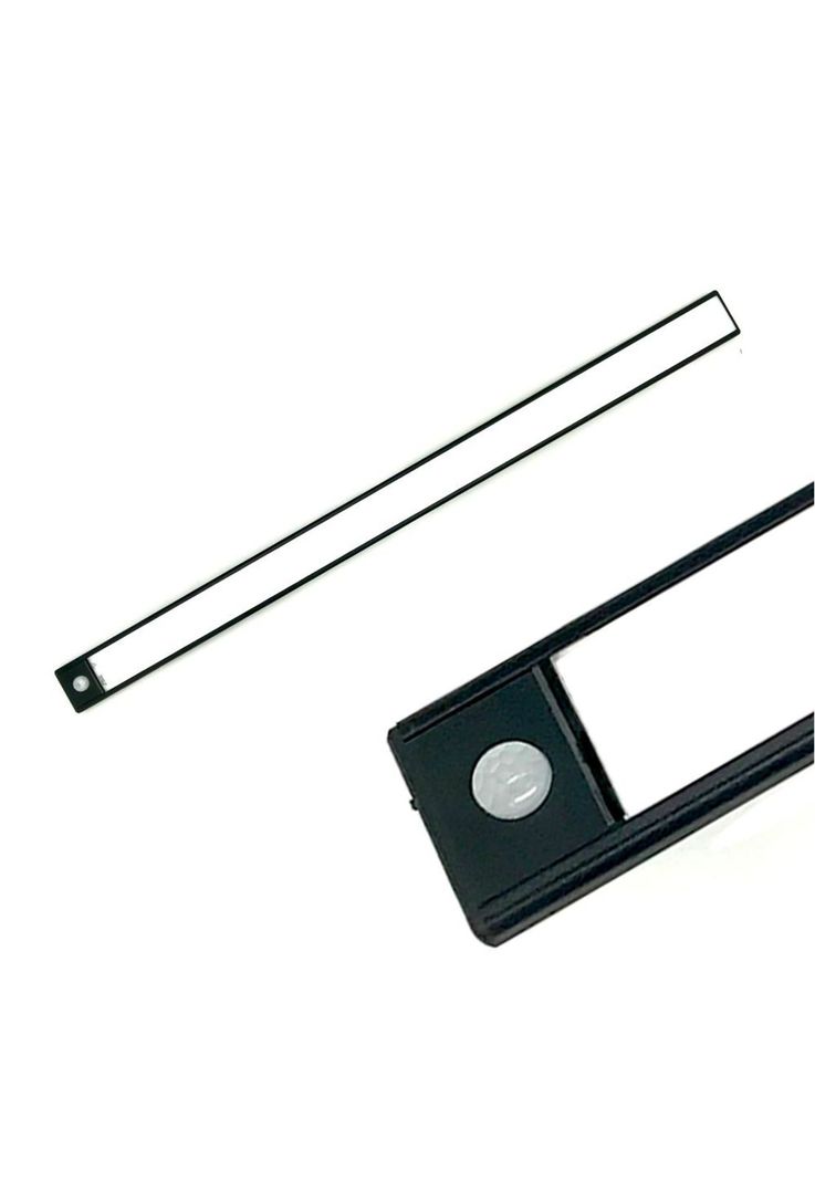 Barra LED Ultrafina Recargable Con Sensor Negro 60cm-0