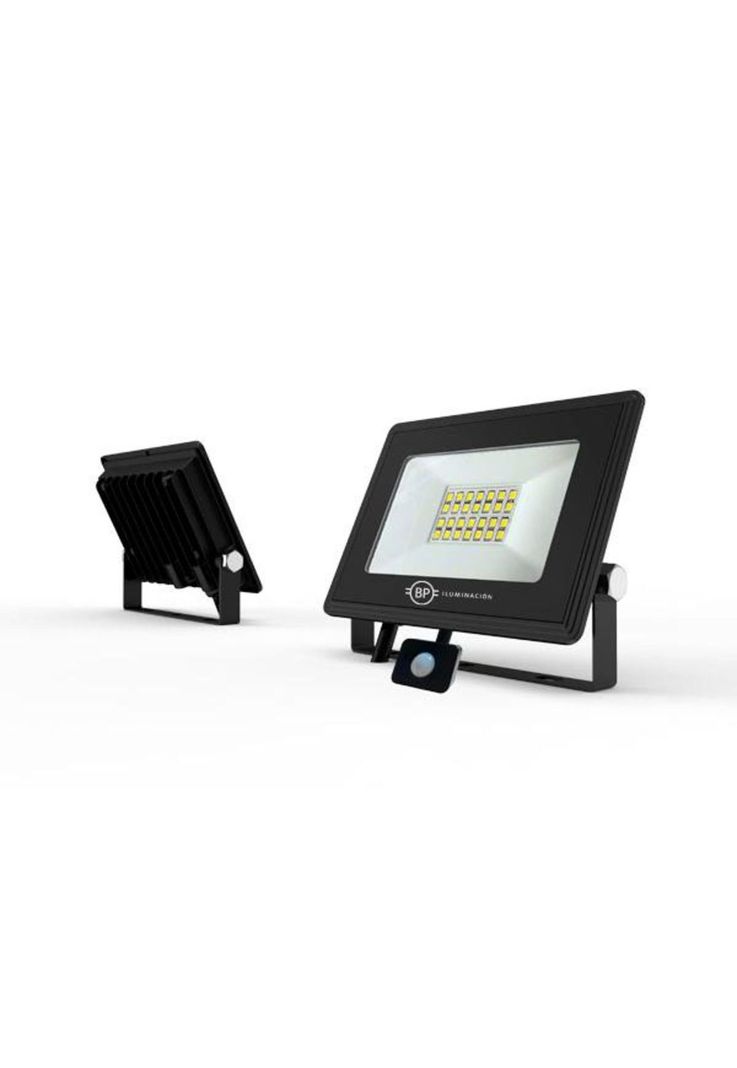 Proyector Led Byp 20w Luz Blanco Frío Con Sensor Movimiento-0
