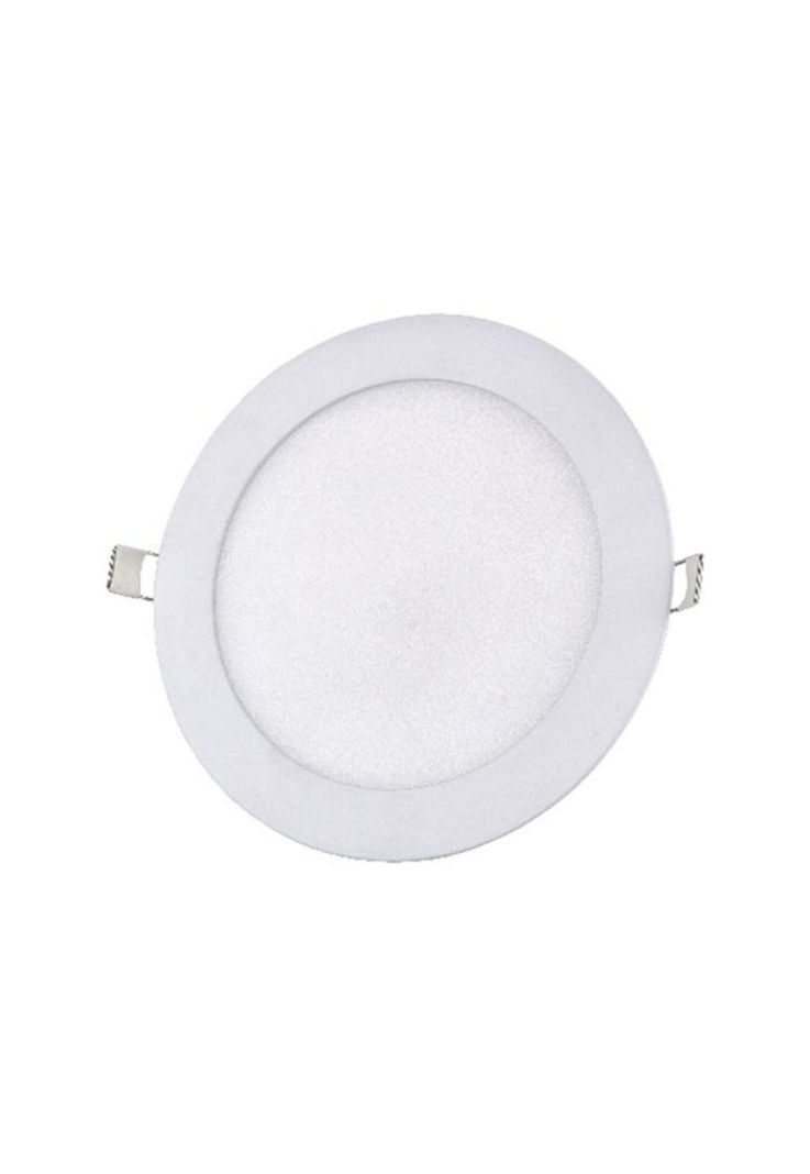 Panel Led Circular 6w Luz Blanco Frío Empotrado Blanco Bp-0