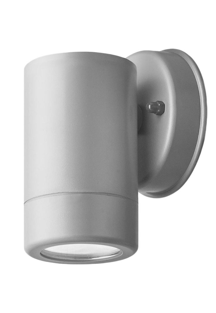 Aplique Muro Cil Plástico Exterior Gris-0
