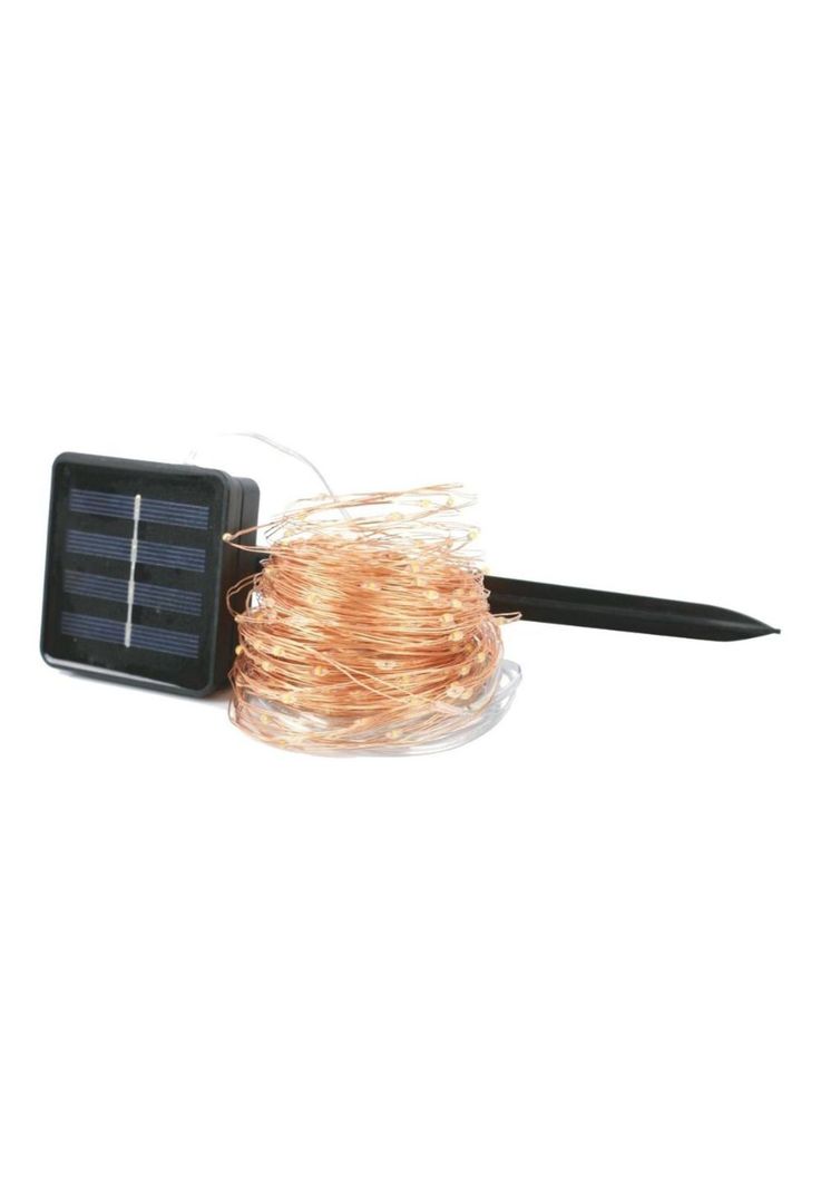 Guirnalda Cordel Solar Luz Calida 20m-0