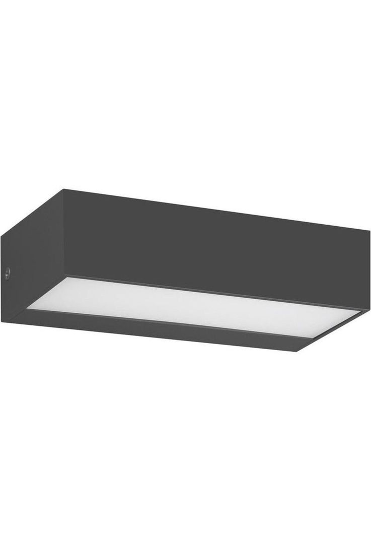 Aplique Sintético Led Costa 9w Bidireccional Luz Cálida Ip65 Gris-0