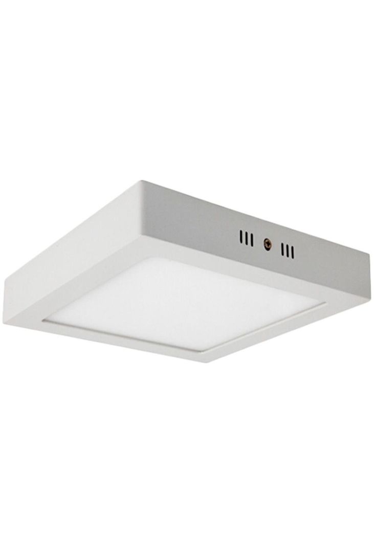 Panel LED Cuadrado Sobrepuesto 6W Luz Cálida-0