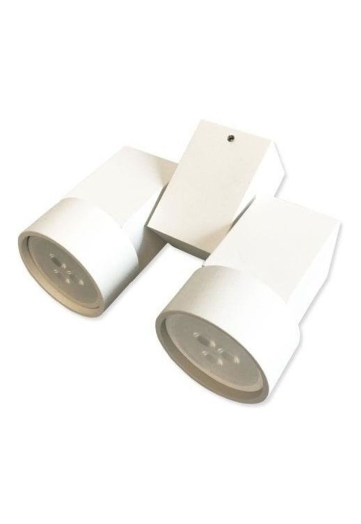 Lámpara Foco Sobrepuesto 2 Luces Ox1b Blanco Mate-0