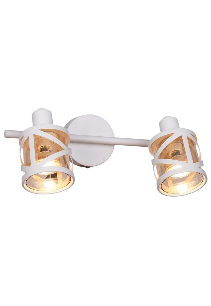 Foco Sobrepuesto Cali 2 Luces Blanco Mate