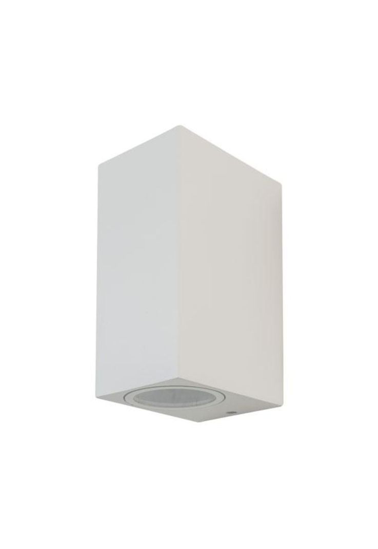 Aplique Hexos Bidireccional Aluminio Blanco-0