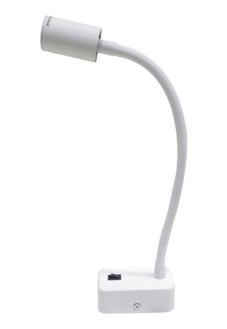 Aplique Lectura Led Soft Blanco Con Switch 3w Luz Cálida-1