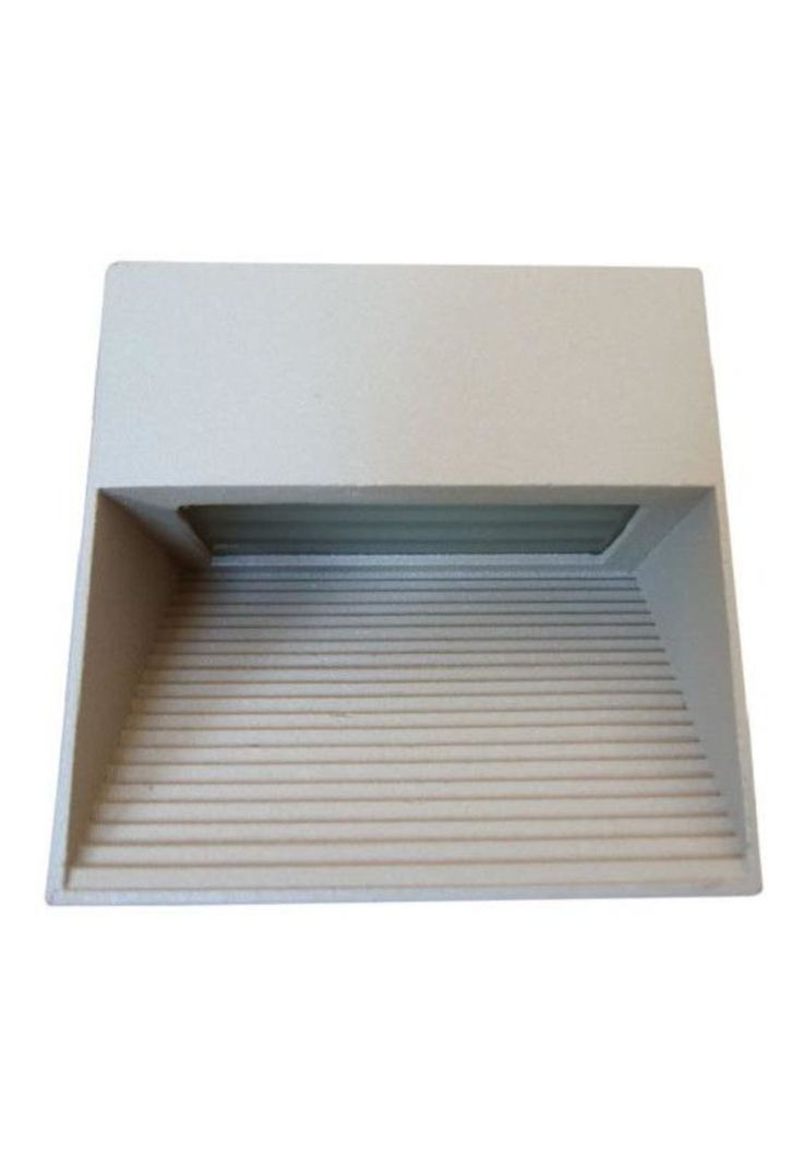 Aplique Muro Exterior Box Led Hp Luz Cálida Gris-1