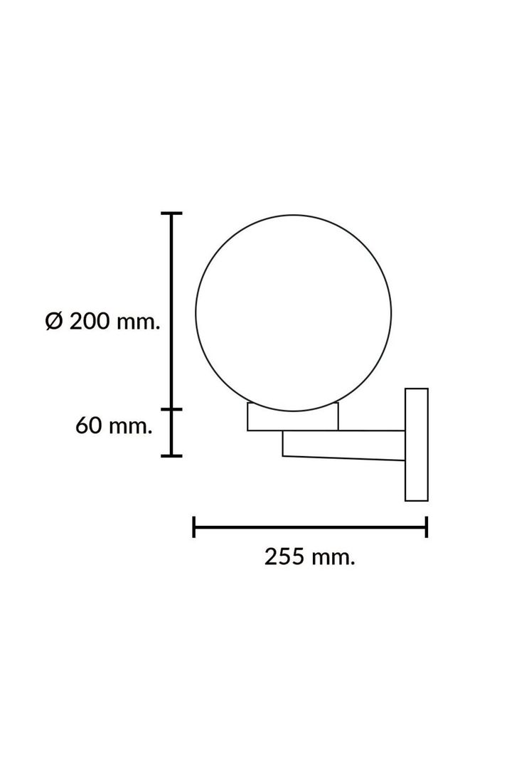 Aplique Mar Globo Policarbonato Ip44-4