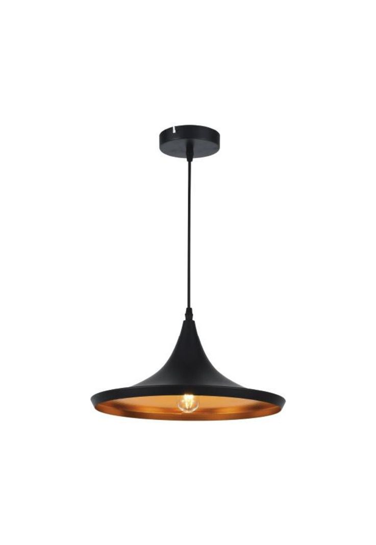 Lámpara Colgante Donora Wide II Negro-0