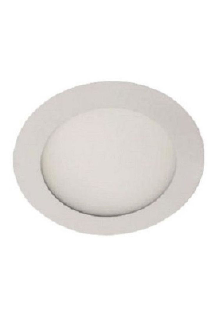 Panel Led Circular 6w Luz Cálida Emb Blanco D12cm H1,3cm Bp-0