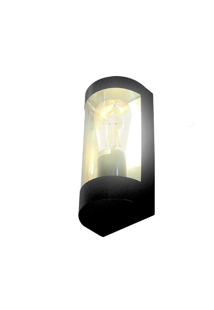 Aplique Aluminio Unidireccional Abend Negro-1