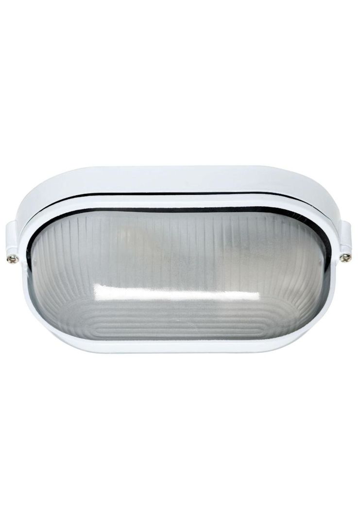 Plafón Tortuga Aluminio Oval Pest Blanco-0