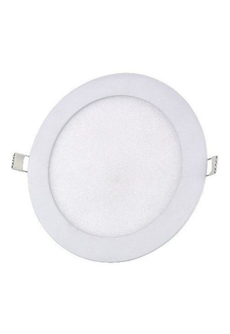Panel Led Circular 18w Luz Cálida Empotrado Blanco D22,5cm-0