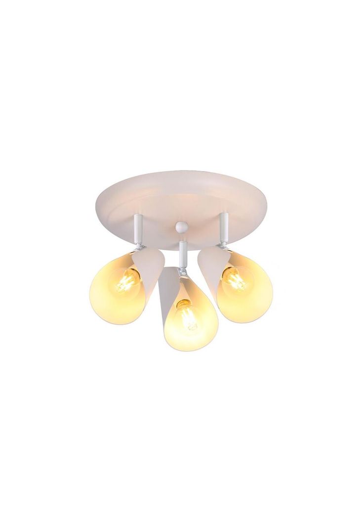 Plafón Rossi Blanco 3 Luces E14-0
