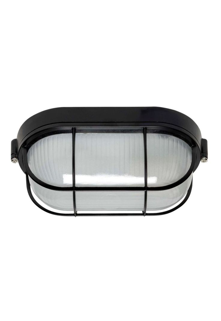 Plafon Tortuga Aluminio Oval Reja Negro