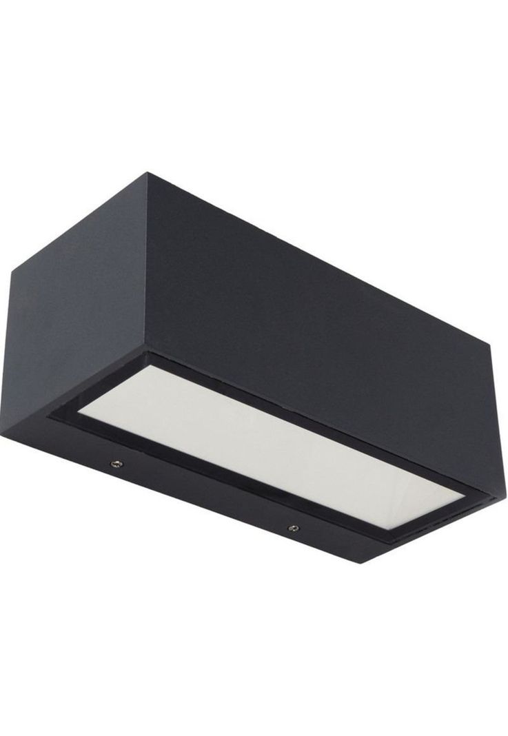 Aplique 1891m 20w Lutec 4000k Ip54 Grafito Gris