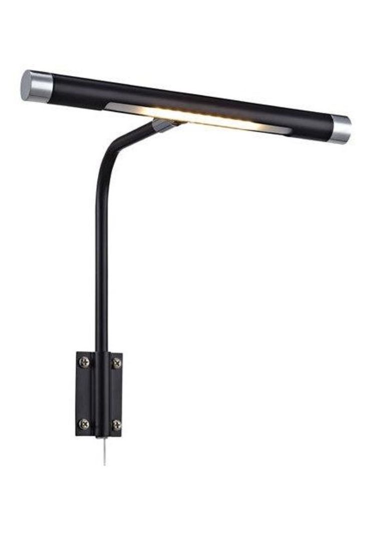 Aplique Cuadro Monet Led 6w Luz Cálida Negro-0