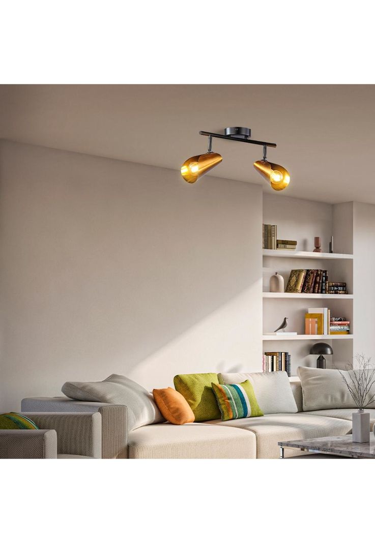 Foco Sobrepuesto Rossi Antique  2 Luces-1
